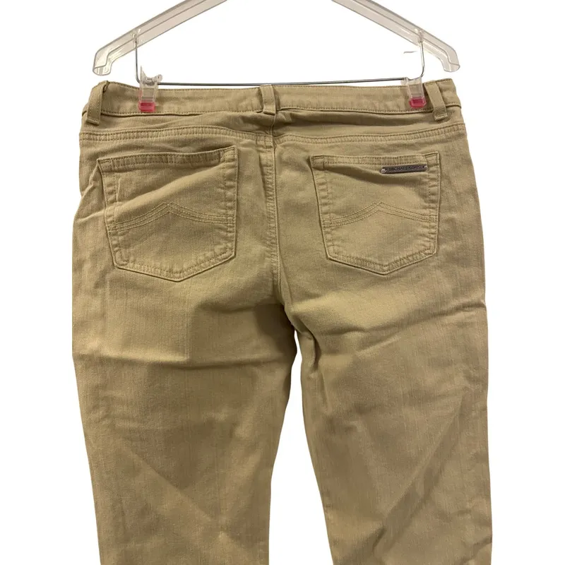 Michael‎ Kors Tan Jeans Women's Size 10 Slim Fit Cotton Spandex - Image 4