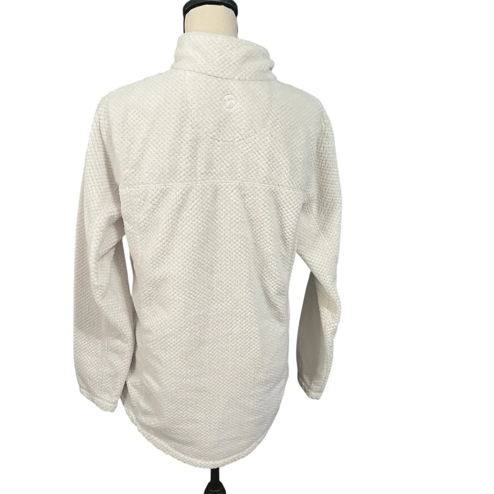 Magellan Outdoors | Women's White Fleece Classic Fit Sweater Pullover Sz M - Image 3
