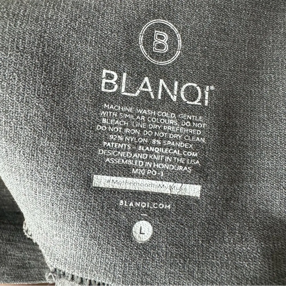 BLANQI SportSupport Contour Baselayer Long Sleeve Top Gray Size L - Image 9