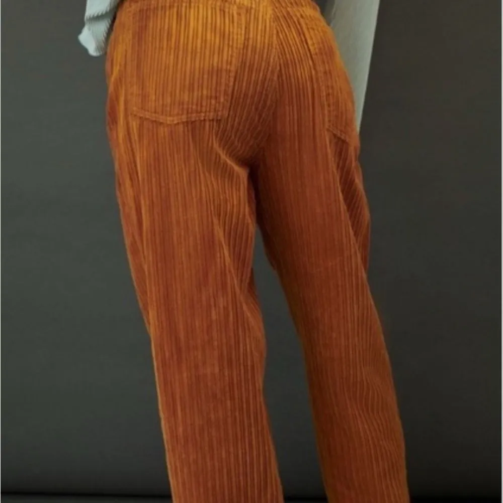 BDG High Rise Baggy Corduroy Pants Rust Orange Women’s 25 Urban Outfitters - Image 2