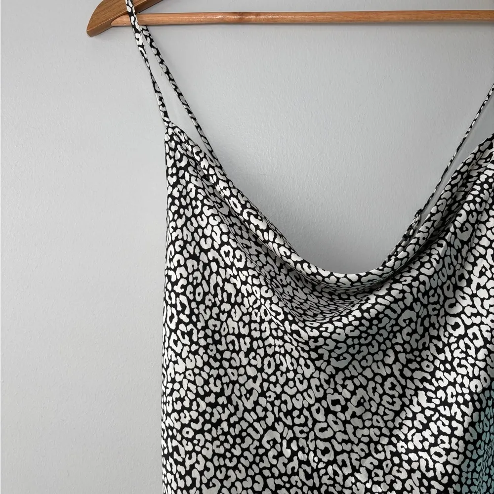 Bardot Julia‎ Women’s Animal Print Leopard Criss Cross Tank Top Size US 10/Large - Image 3