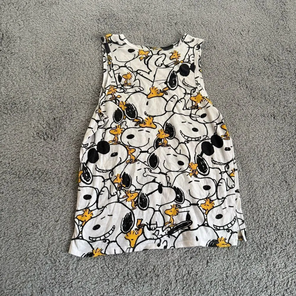 Peanuts juniors 11/12 sleeveless graphic print patterned top/mini dress‎ Size undefined - Image 2