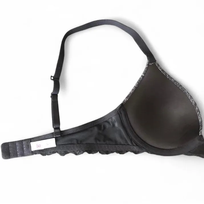 SO Bra 32A Gray Padded Underwire Adjustable Clasp Back - Image 6