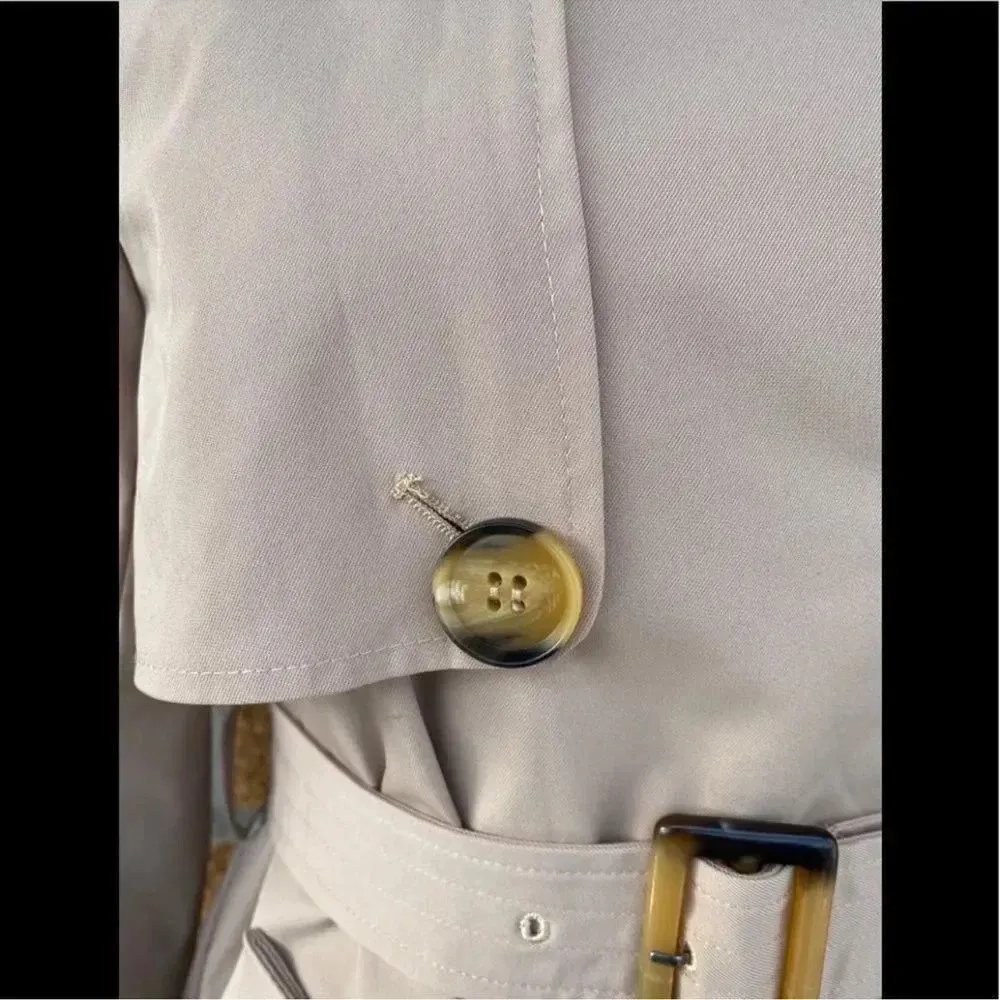 Orolay Women's Long Double Breasted NWT
Trench Coat XS Tan - Image 7