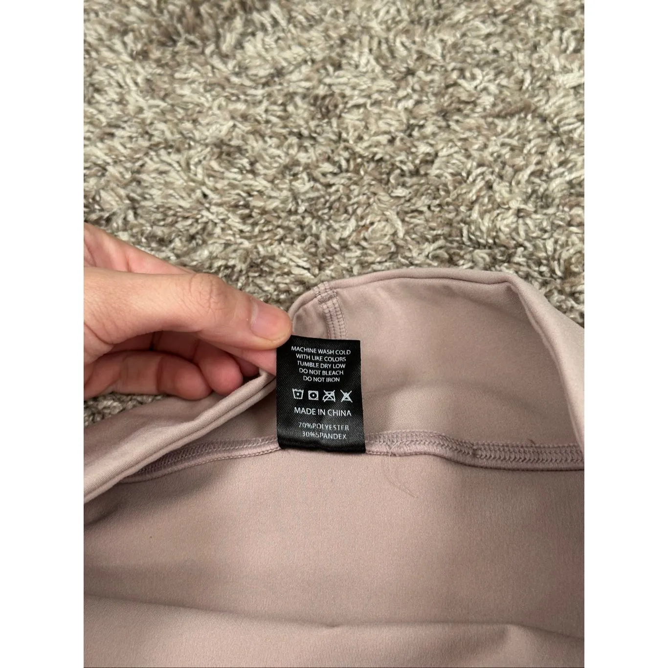 Civil regime darc sport ash pink mauve flame rose print spandex gym short size M Size M - Image 9