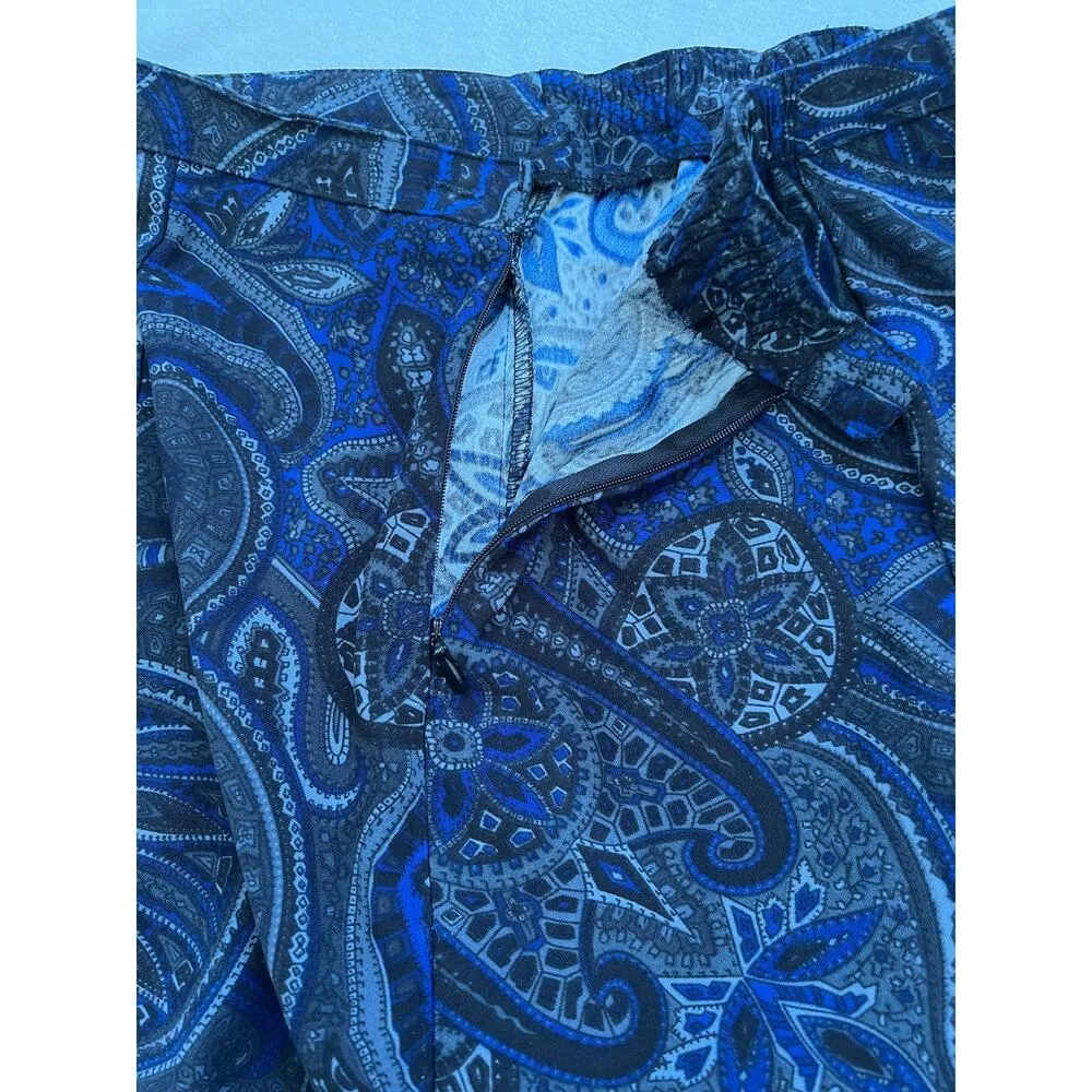 Notations Vintage Paisley Print A-Line Knee Length Skirt Petite Medium - Image 6