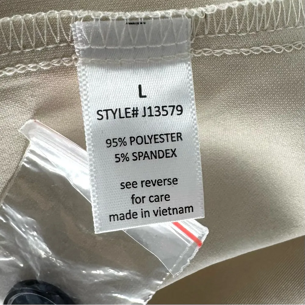 Active USA  Sueded Polyester Shacket Cream Size Large - Image 7