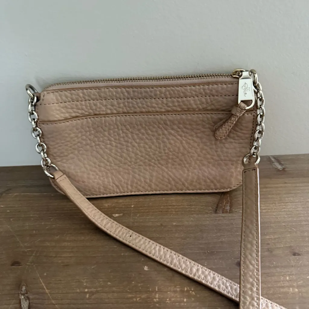 Cole Haan  crossbody tan pebbled leather - Image 3