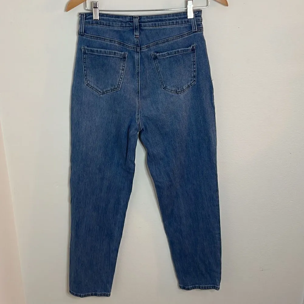 Abound button fly cotton jeans.  Tapered.  Size 26 waist. - Image 3