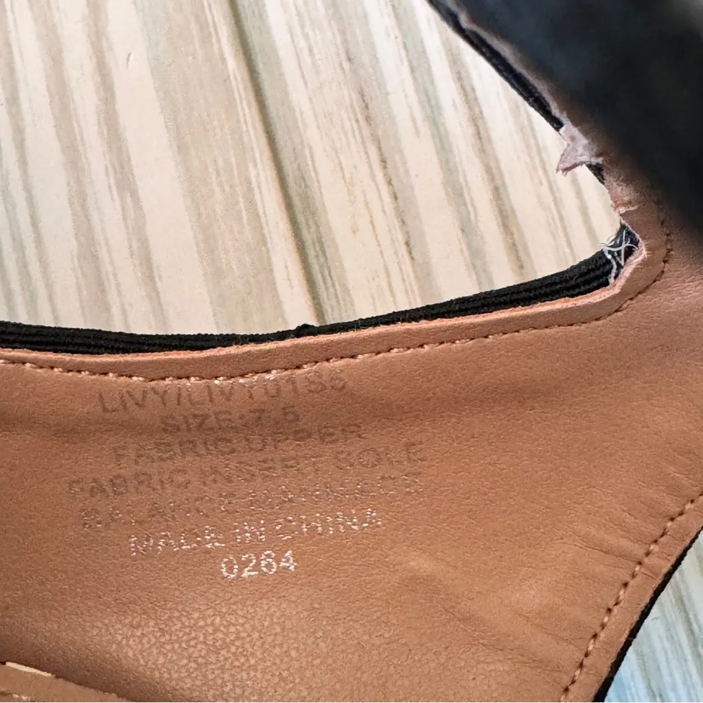 Betsey Johnson LIVY HOUNDSTOOTH Mary Jane Women's Flats Bow and Pearl Detail 7.5 - Image 9