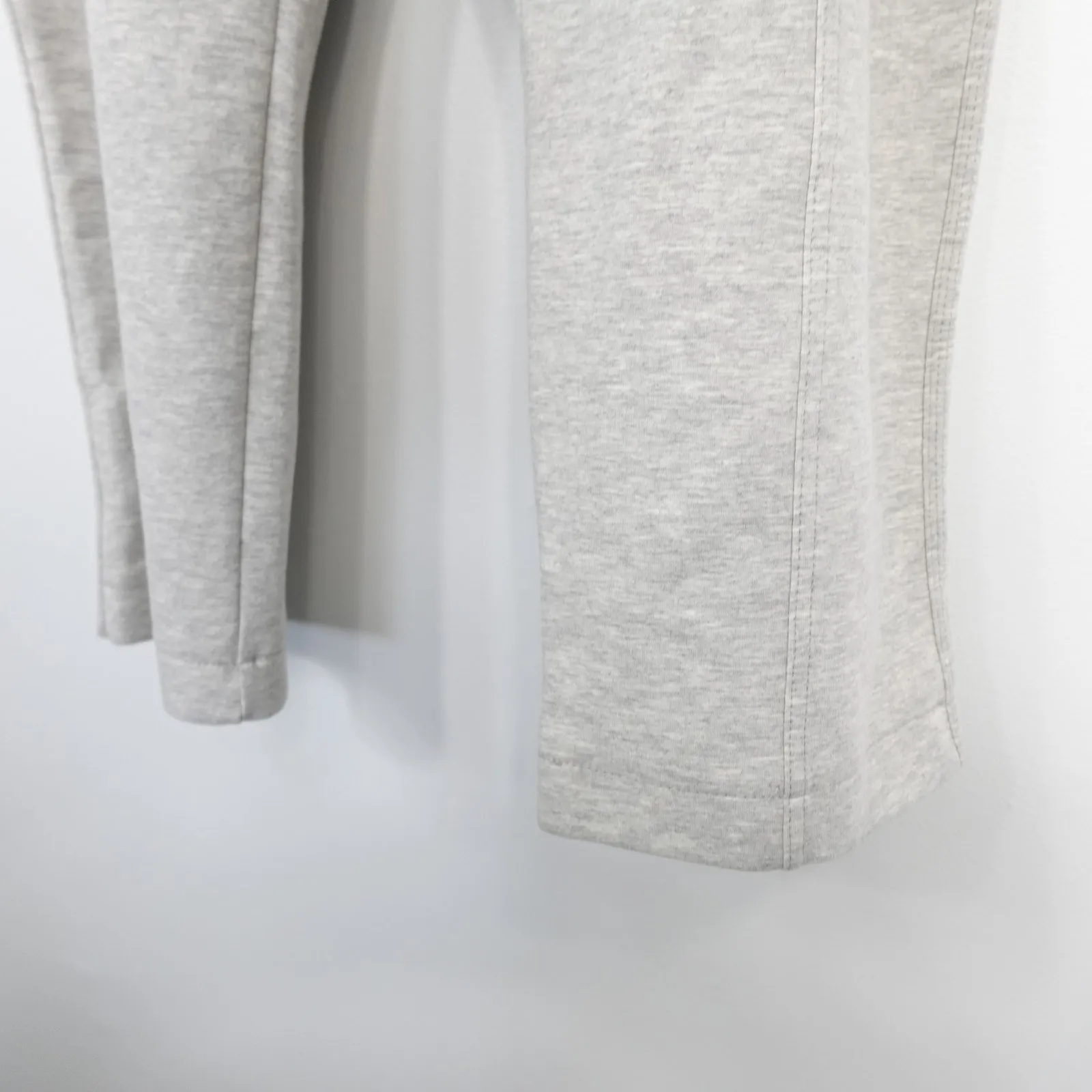 Lee High Rise Straight Leg Cropped Knit Pants Jeggings New Light Grey Women 22M - Image 6