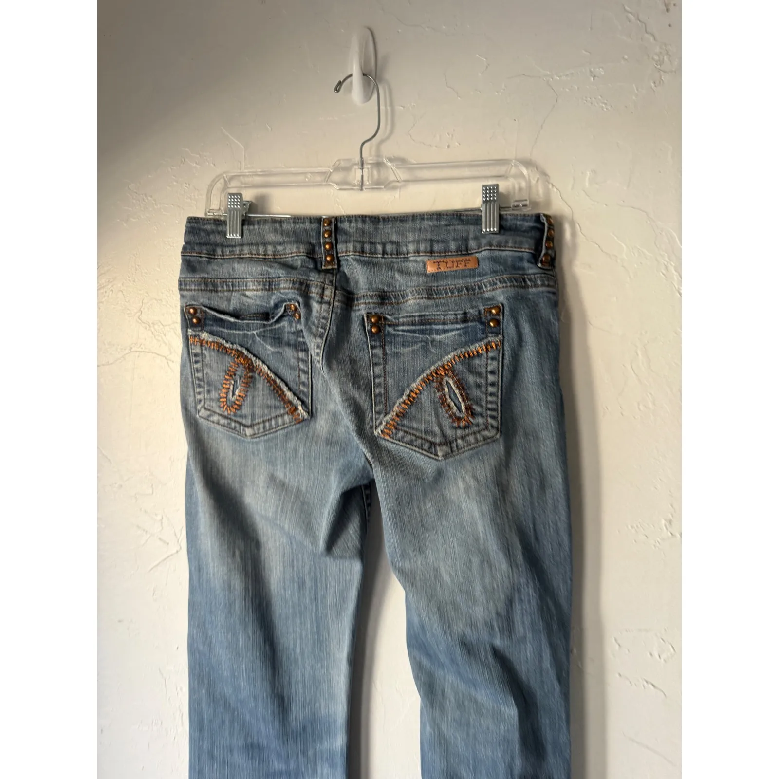 Cowgirl Tuff Womens Jeans Blue‎ Bootcut Embellished Pockets W30 L33 Western Tall Blue Size undefined - Image 6