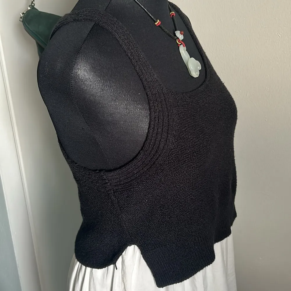 New Anthropologie Jenna Twofer Layered Sweater Racerback Peplum Tank Top - Image 4