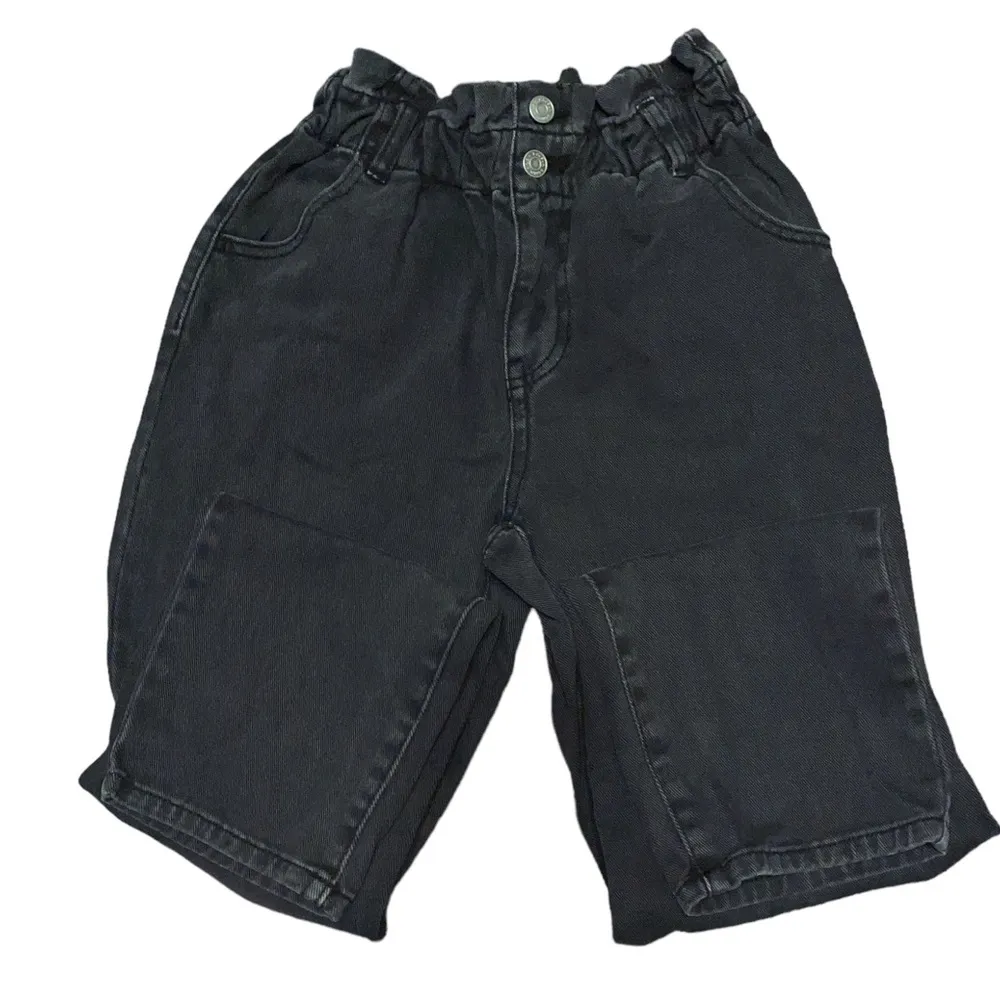 PacSun  Washed Black Paperbag Mom Jeans - Image 6