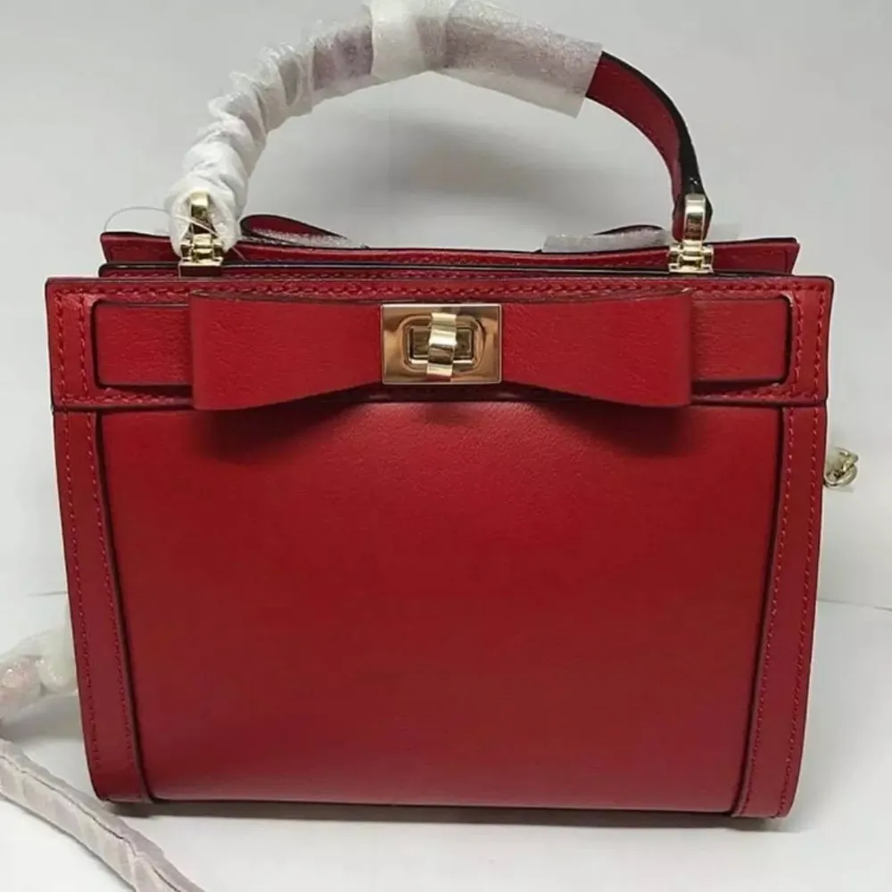 Authentic Kate Spade leather small kisslock 2 compartments Crosby /satchel - Image 7