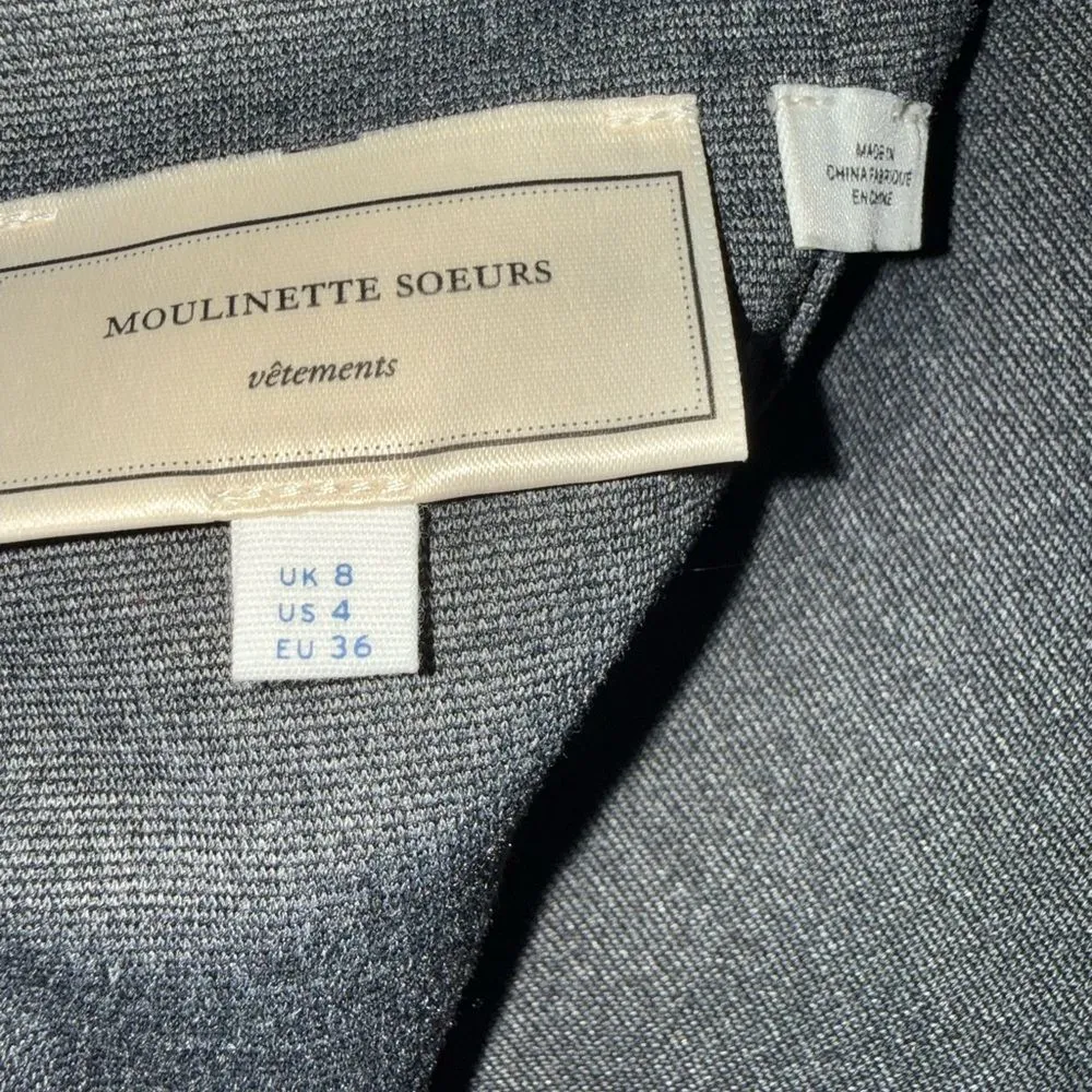 ❌Moulinette Soeurs Multicolor Sequin Striped Skirt Holidays going out size 4 - Image 5