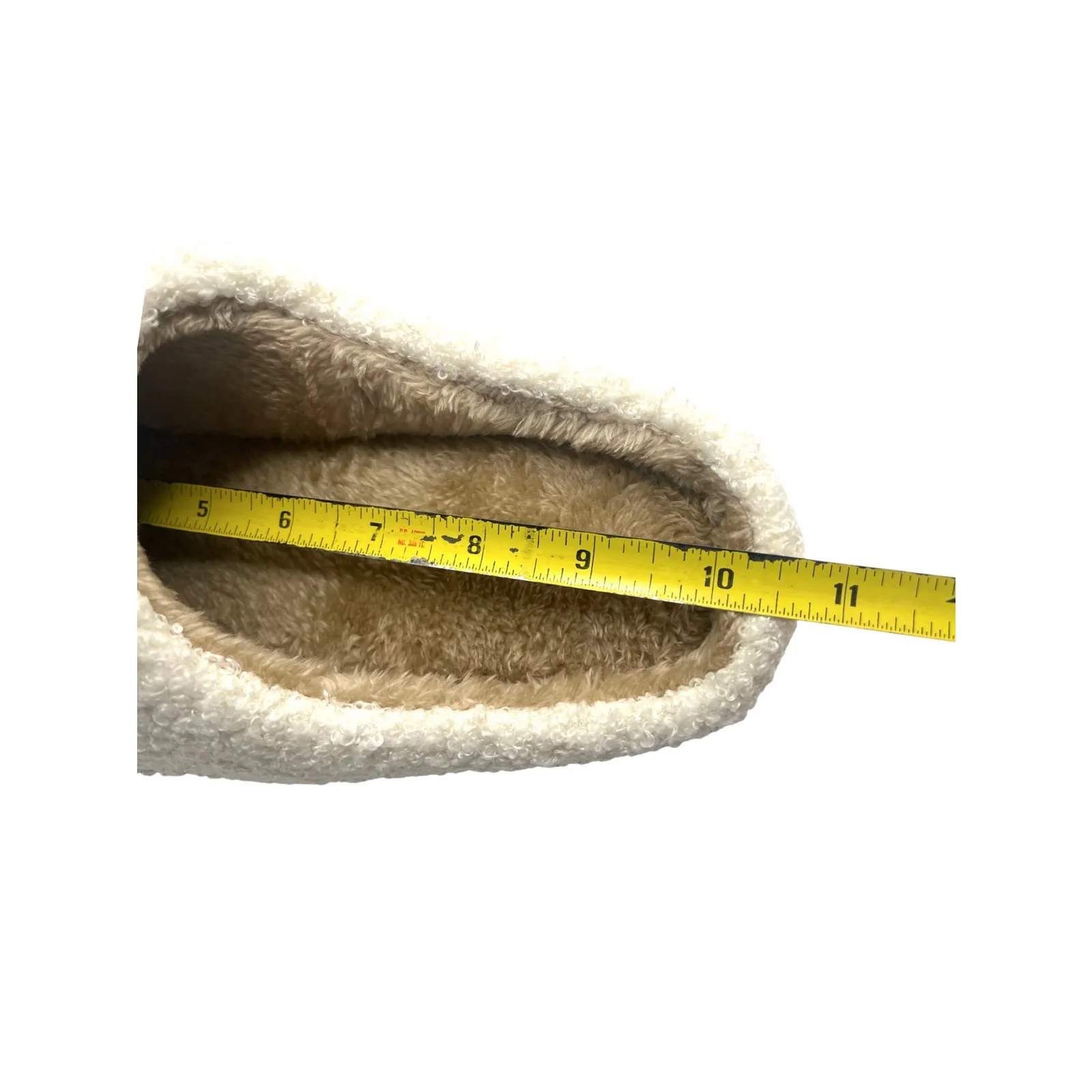 NEW Miss Sparkling PEACE SIGN SLIPPERS SZ 10/11 Shoes Cozy Upper + Rubber Sole Green - Image 4