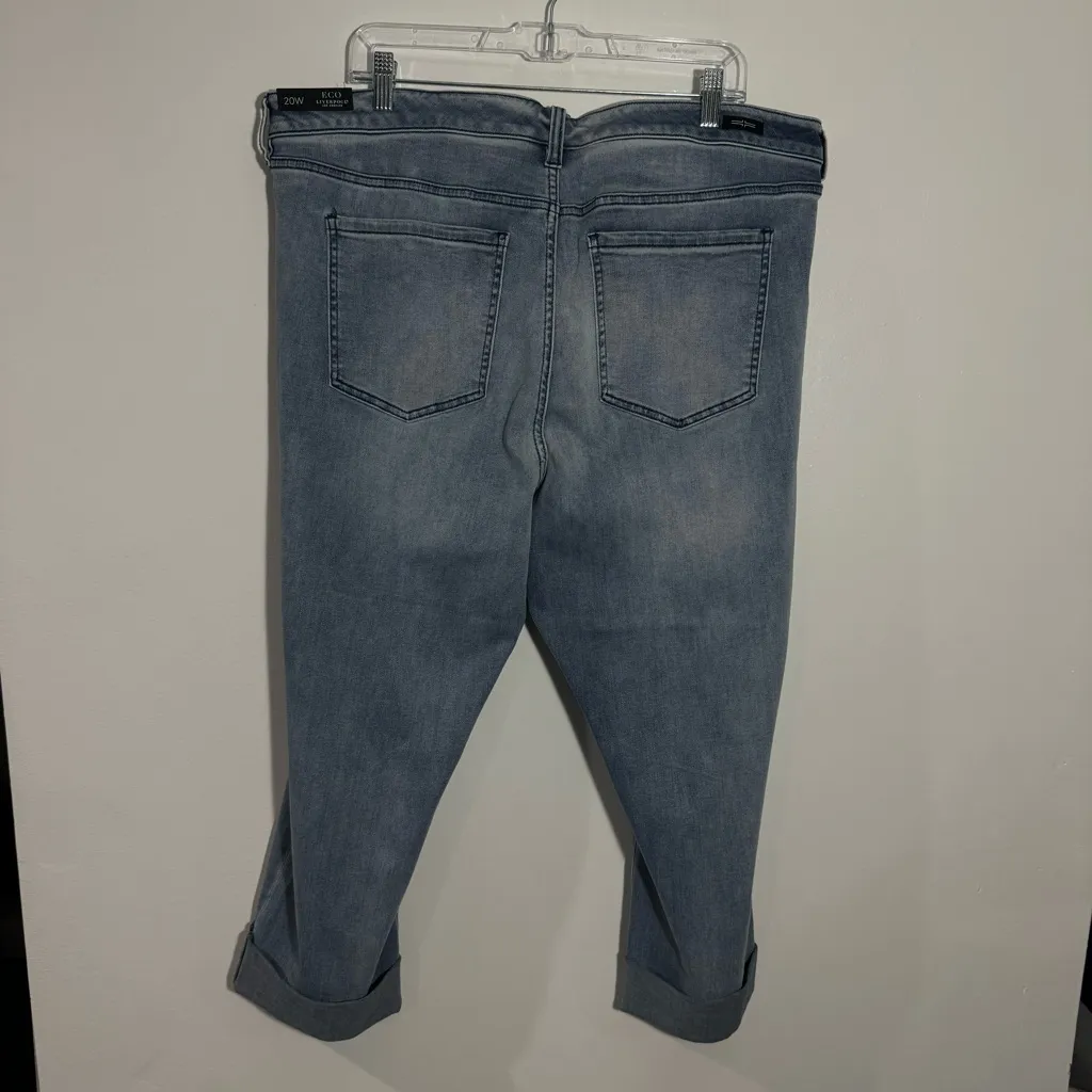 NWT Stitch Fix LIVERPOOL Charlie Crop with Wide Cuff in Berkeley Size 20W - Image 6