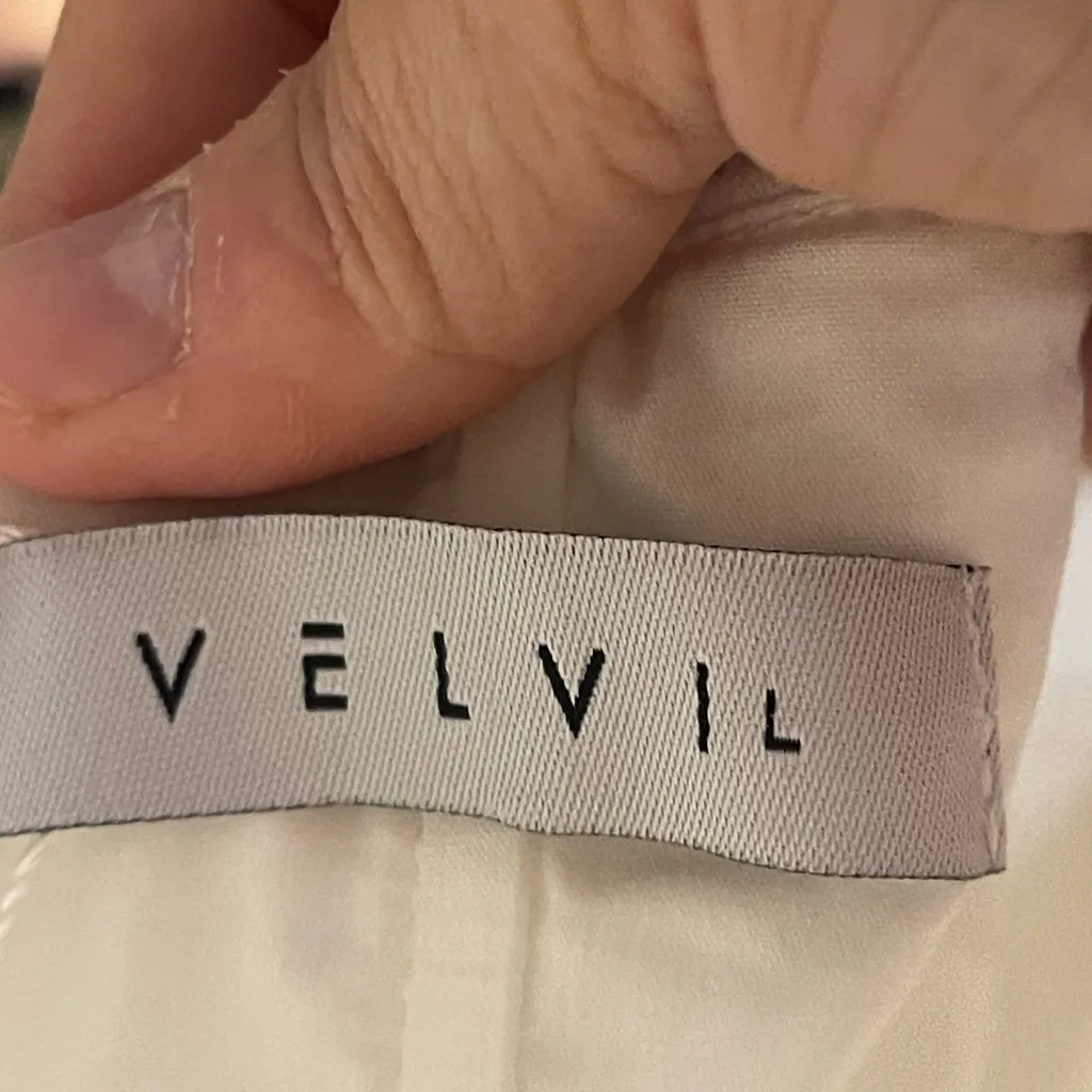 NWT Women’s Velvi Georgia Strapless White Layered Tulle Mini Dress ALine Bridal Size L - Image 9