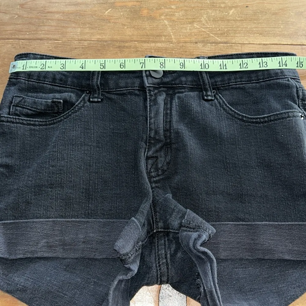 BDG Black Jean Shorts with Cuffed Hem - Image 7