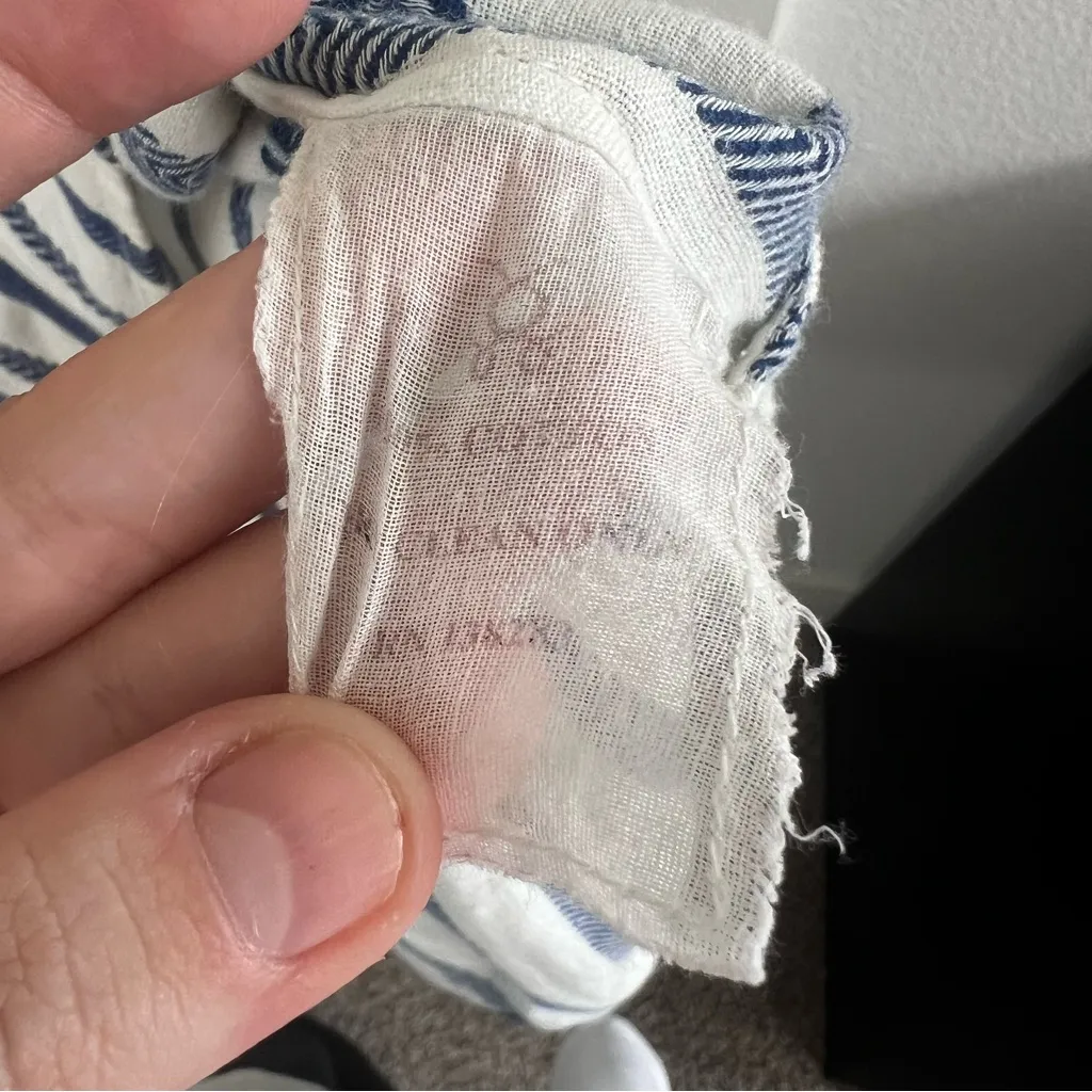 Figue Bria Embroidered Dress Blue Size M - Image 9