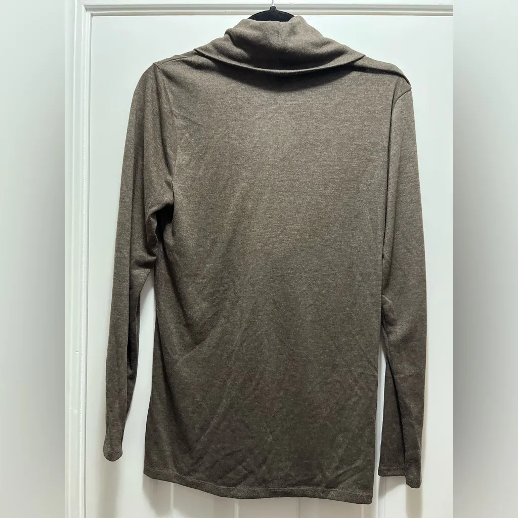 Ann Taylor Sweater in Brown Size Large - Image 3