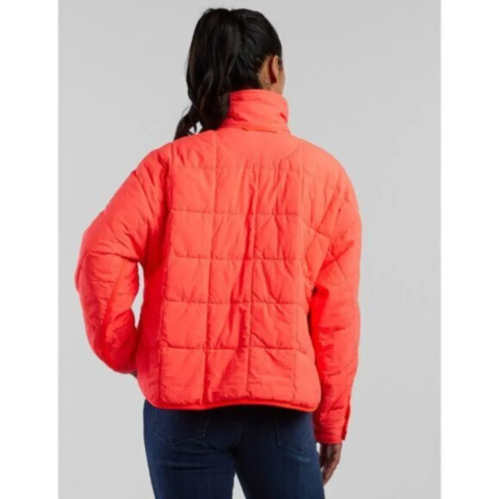 FREE PEOPLE Movement Pippa Packable Puffer in Hot Watermelon Size Large NWT Pink - Image 13
