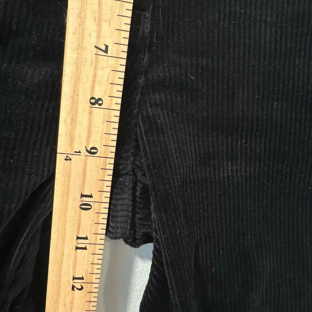 Brooks Brothers Woven in Italy Black Corduroy Preppy Straight Pants 8 - Image 3