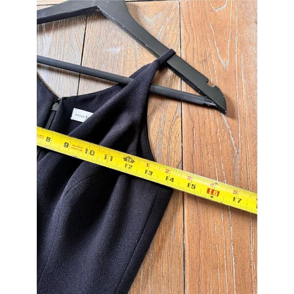 Dress The Population Black V Neck Dress, Size Small - Image 5