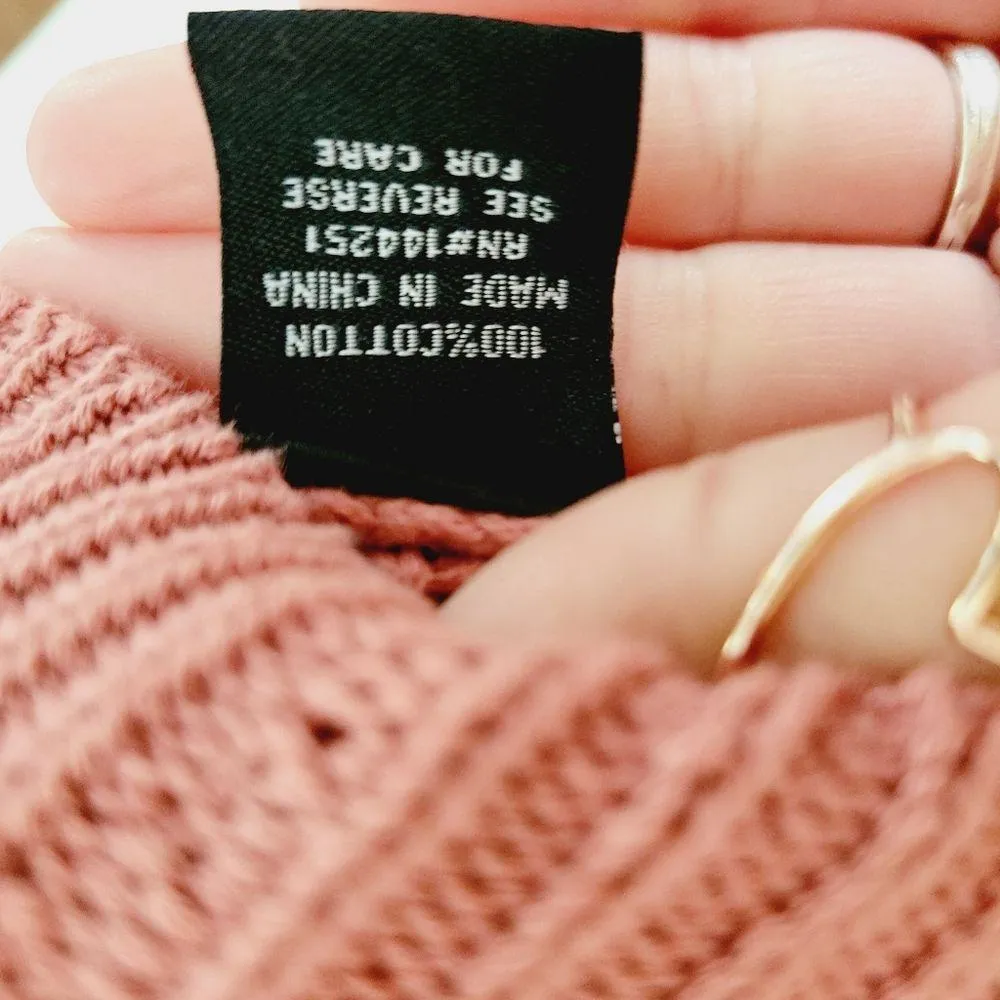 Moon & Madison blush wrap sweater tank size small - Image 9