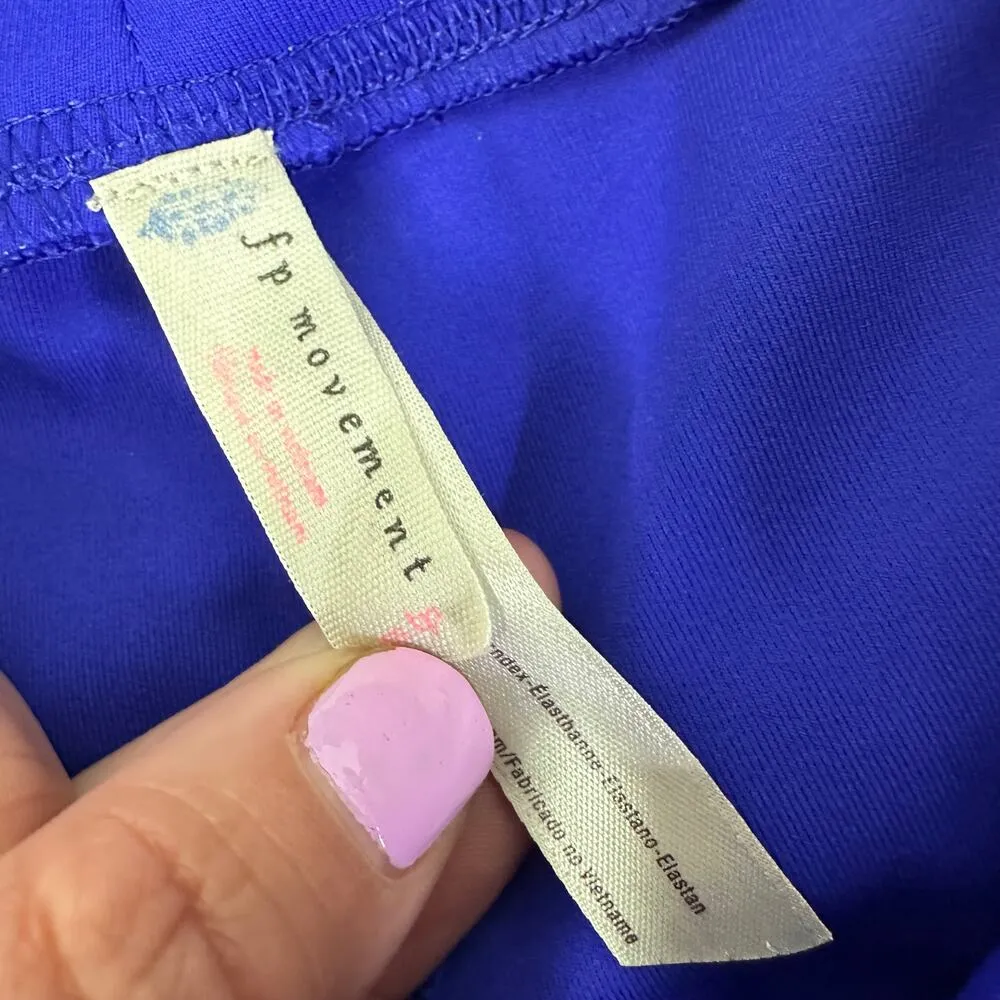 Free People Movement Zephyr Blue Varsity Striped Yoga Leggings size XS - Image 6