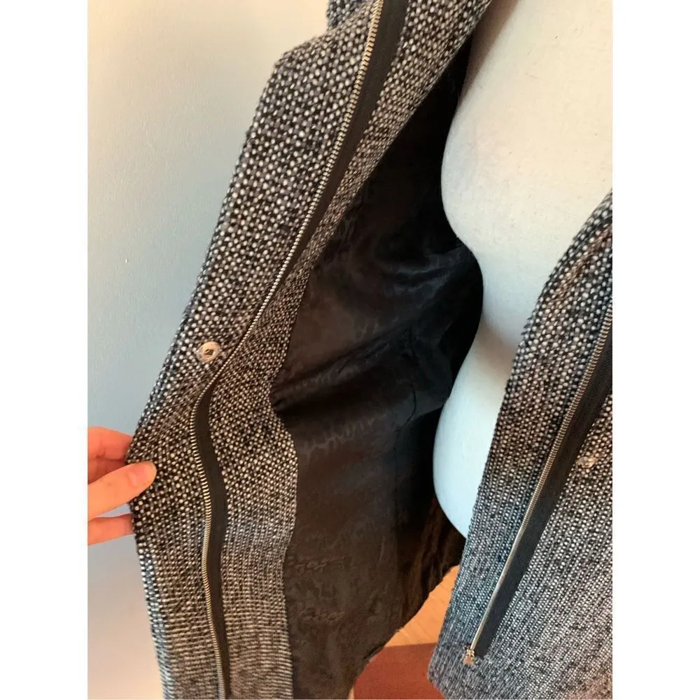 Express tweed jacket winter coat size medium - Image 4