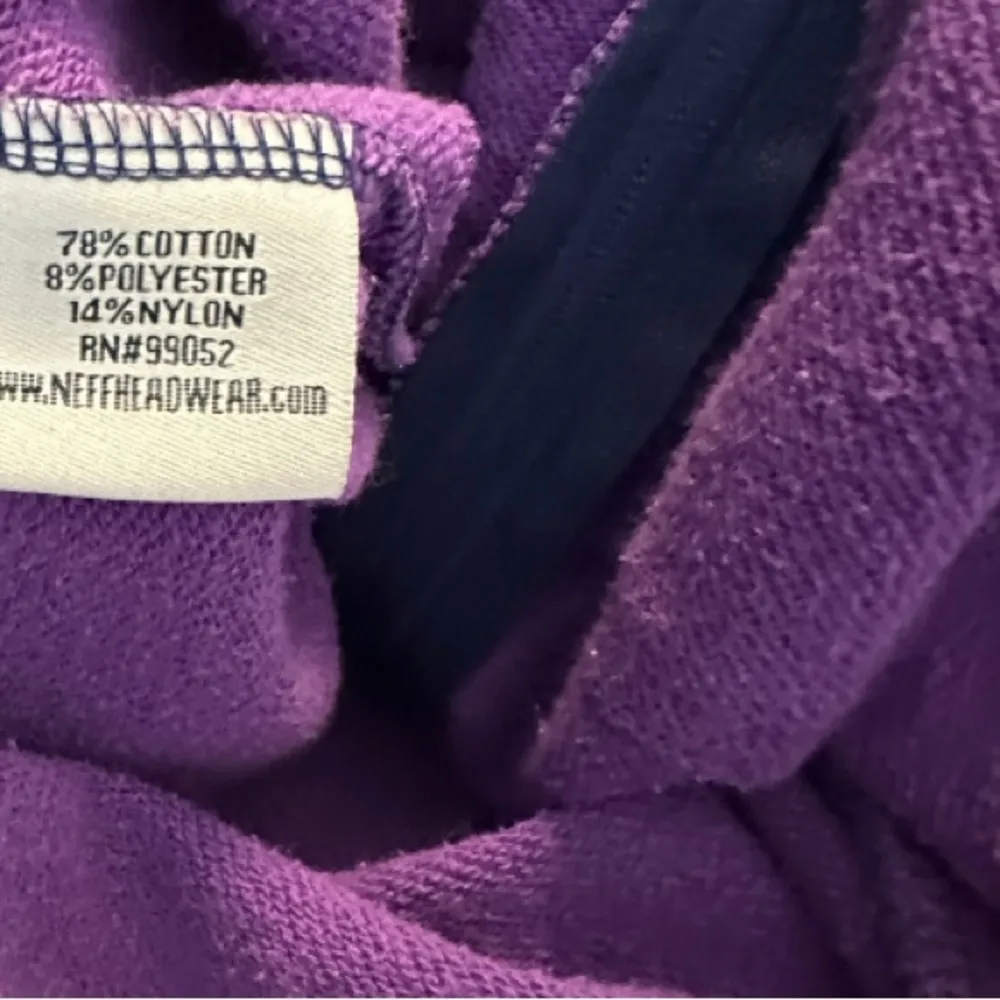 Neff Purple‎ Sparkle Zip Hoody Jacket Purple - Image 6