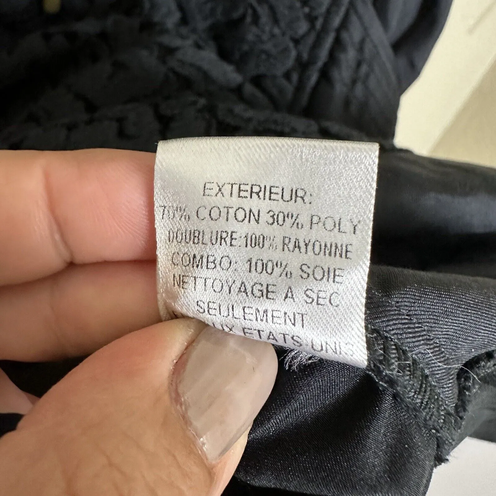 SEA New York Lace Mini Dress Black Size 0 - Image 10