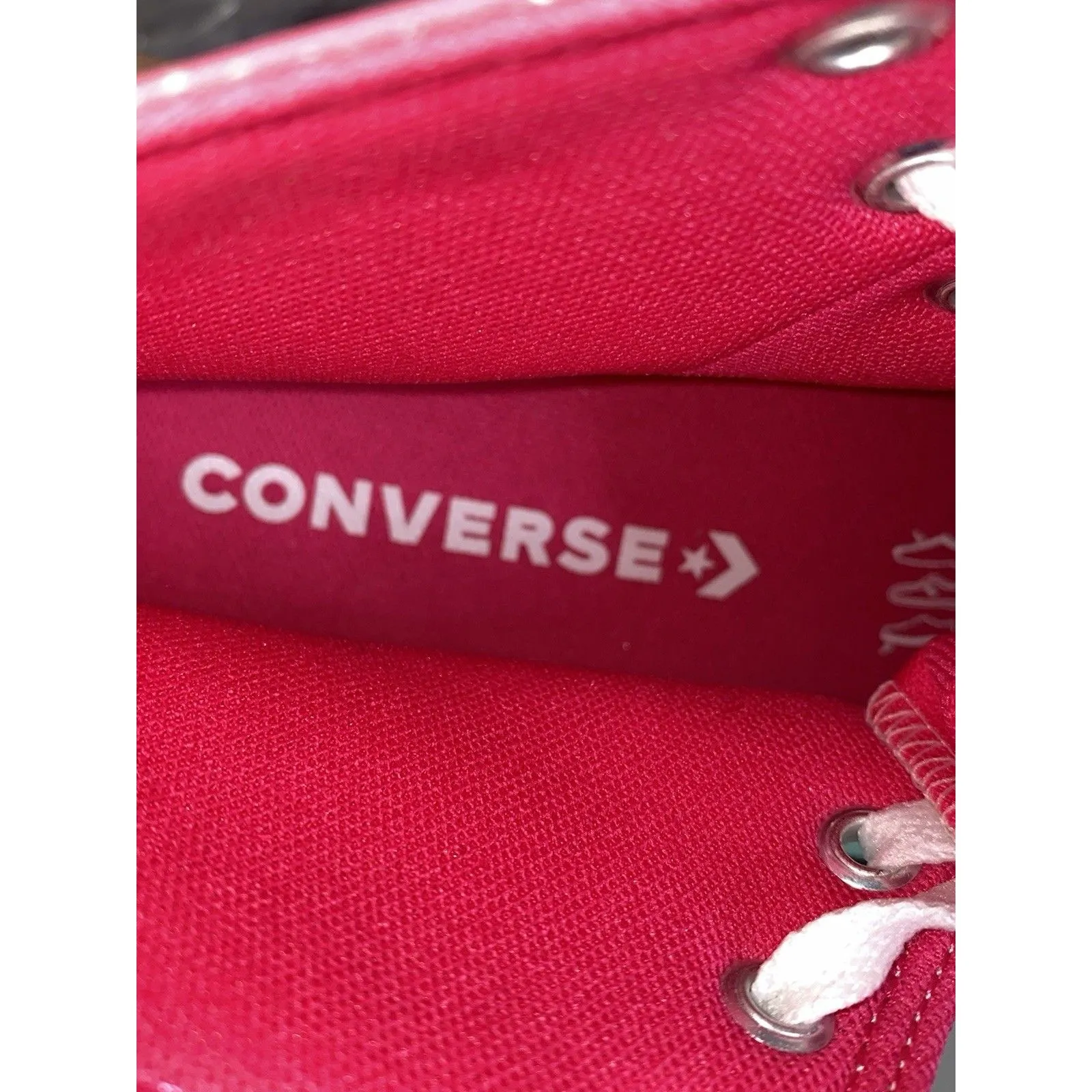 NEW CONVERSE CTAS Hi-Top Sneakers Rainbow Canvas Shoes US Girls Sz 5 Women’s 6.5 - Image 6