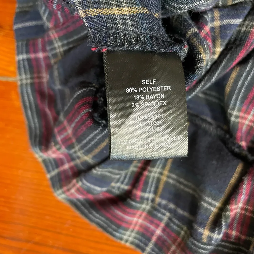 Buckle Bebop Plaid Paperbag Mini Skirt - Size Small - Image 5