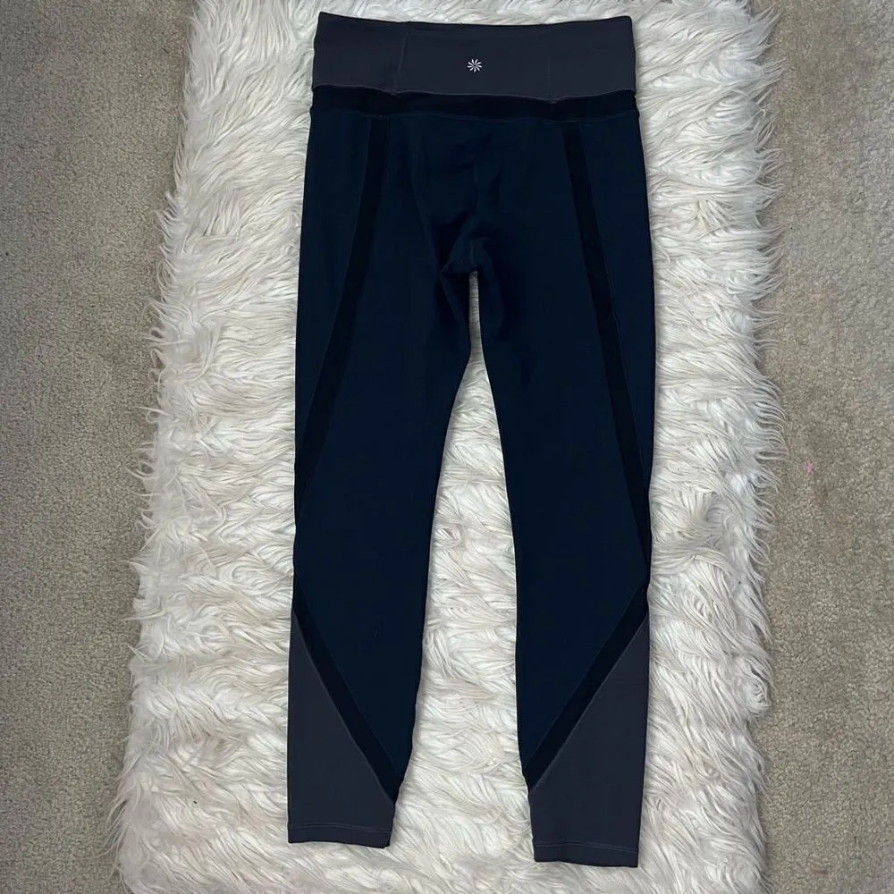 Athleta Navy Elevation Powervita 7/8 Leggings - Image 8