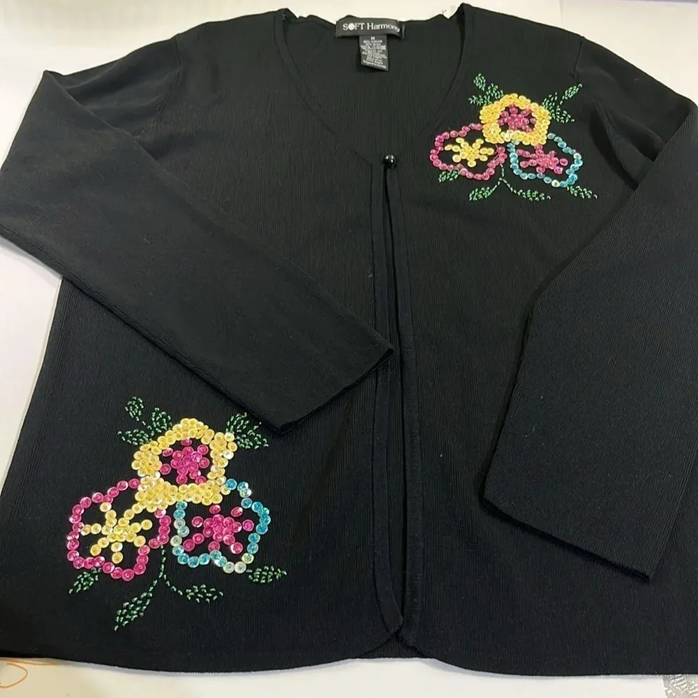 Soft Harmony women sweater M Black Size M - Image 9