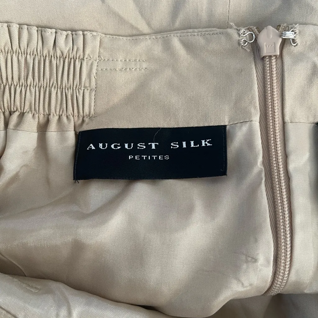 August Silk Cream Maxi Skirt - Image 4