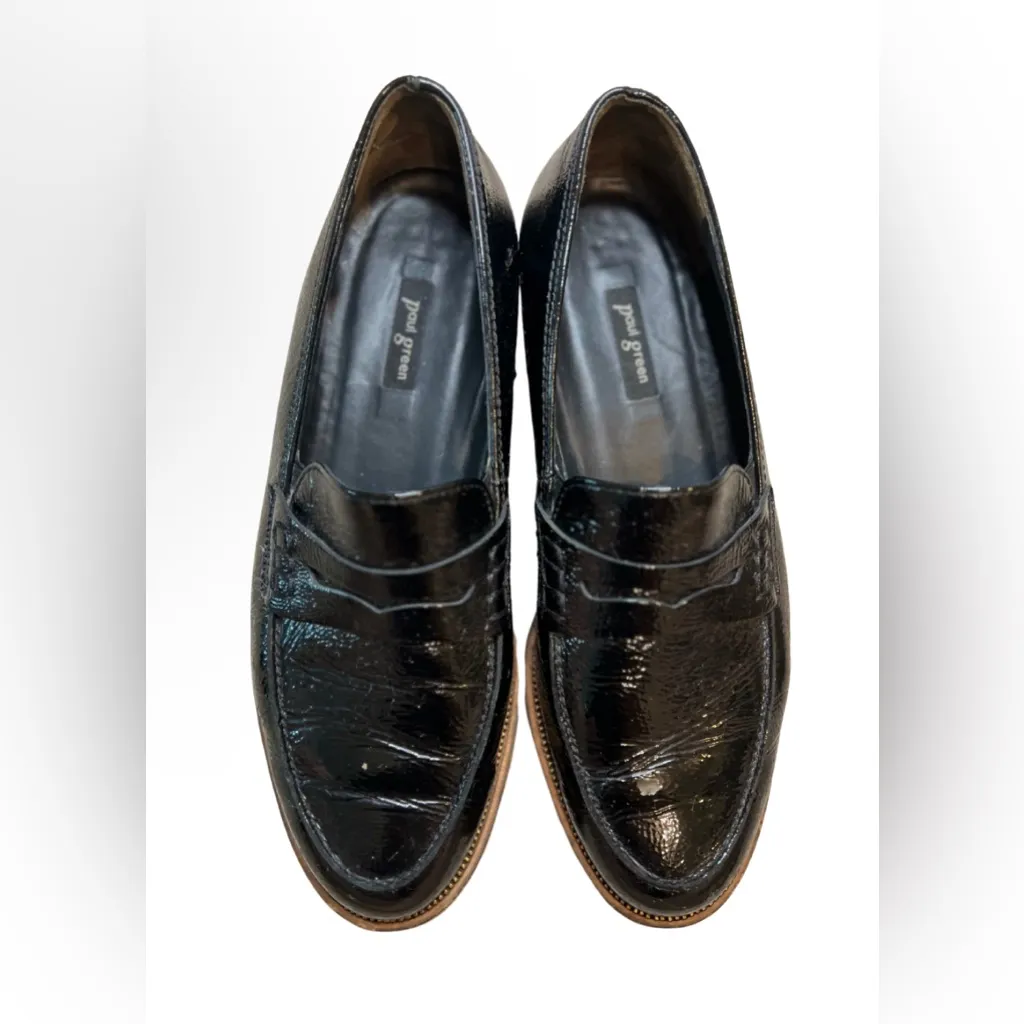 Paul Green Carmel Black Loafers Size 7.5 - Image 3