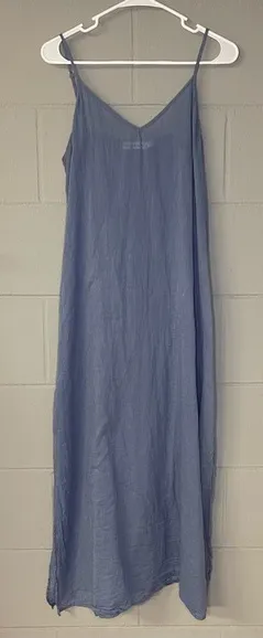 Roller Rabbit 100% Cotton Maxi Slip Dress in Blue Women’s Size Medium Nightgown - Image 1