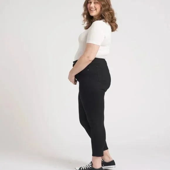 Universal Standard Plus Size Jeans High Rise Seine Skinny Black 40/4XL Long NWT - Image 3
