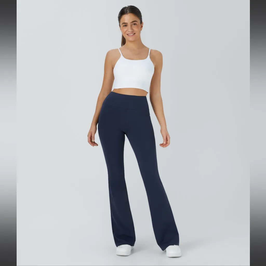 Halara High Waited Pocket Flare Yoga Leggings - Image 7