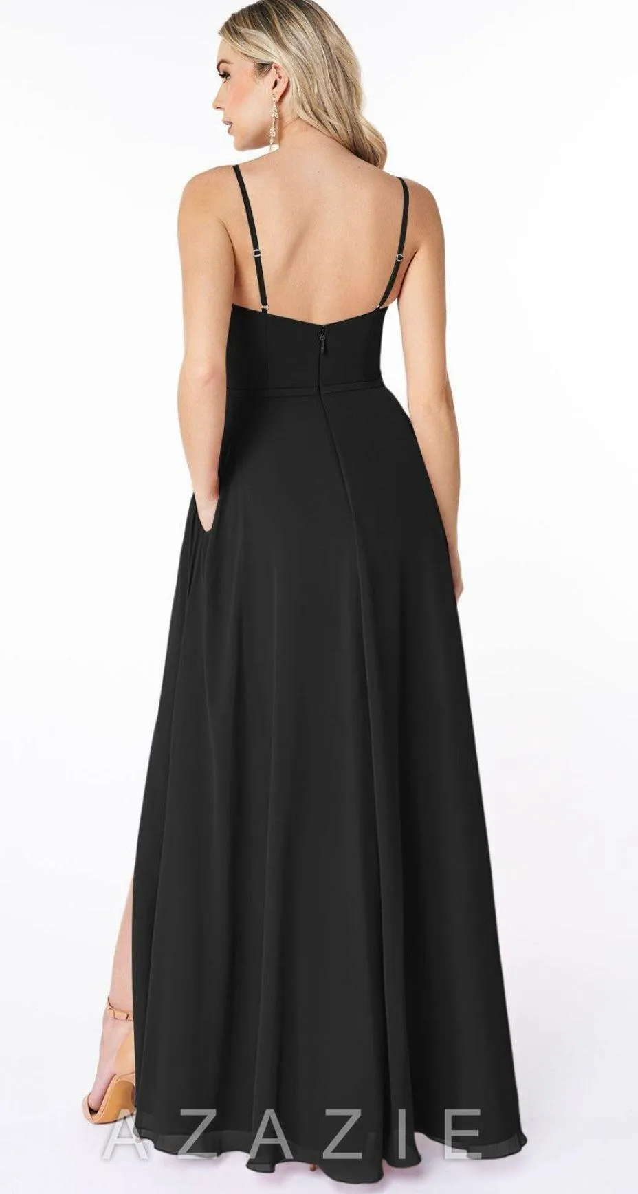 Black Formal Dress (read description for sizing) - Image 2