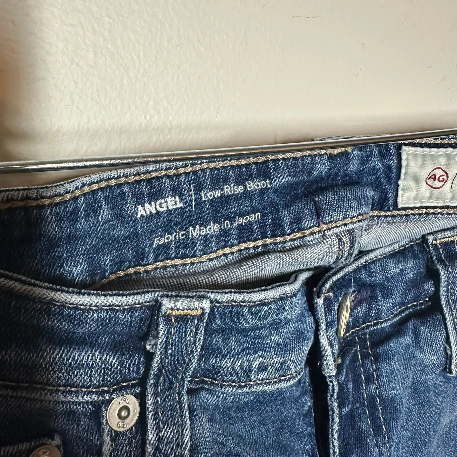 AG Jeans Angel Low-Rise Boot Cut Jeans Women's Size 29 Medium Wash Denim - Image 3