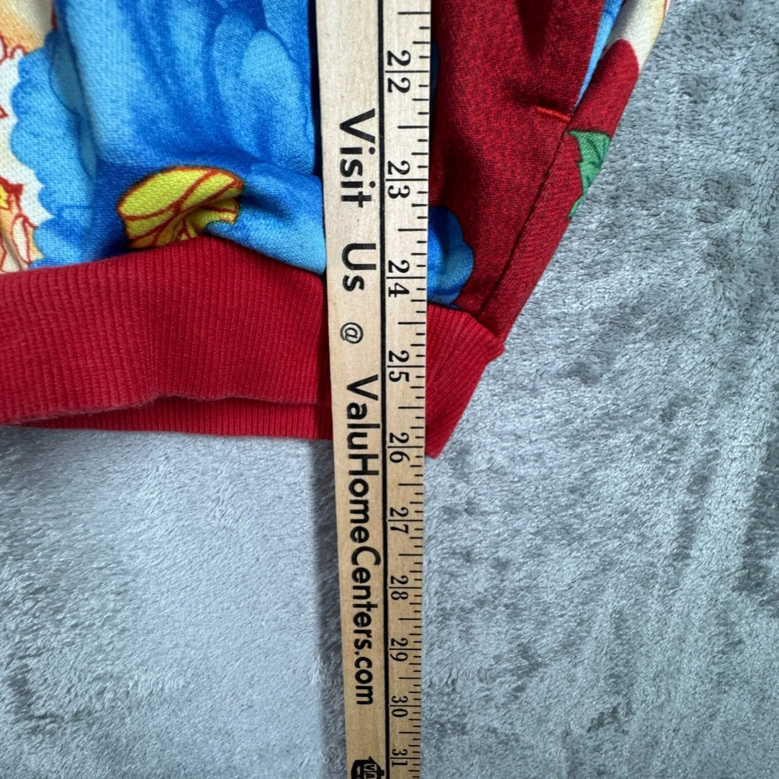 Adidas Sweatshirt Farm Big Floral‎ Womens Boyfriend Fit Pullover Colorful XS - Image 9