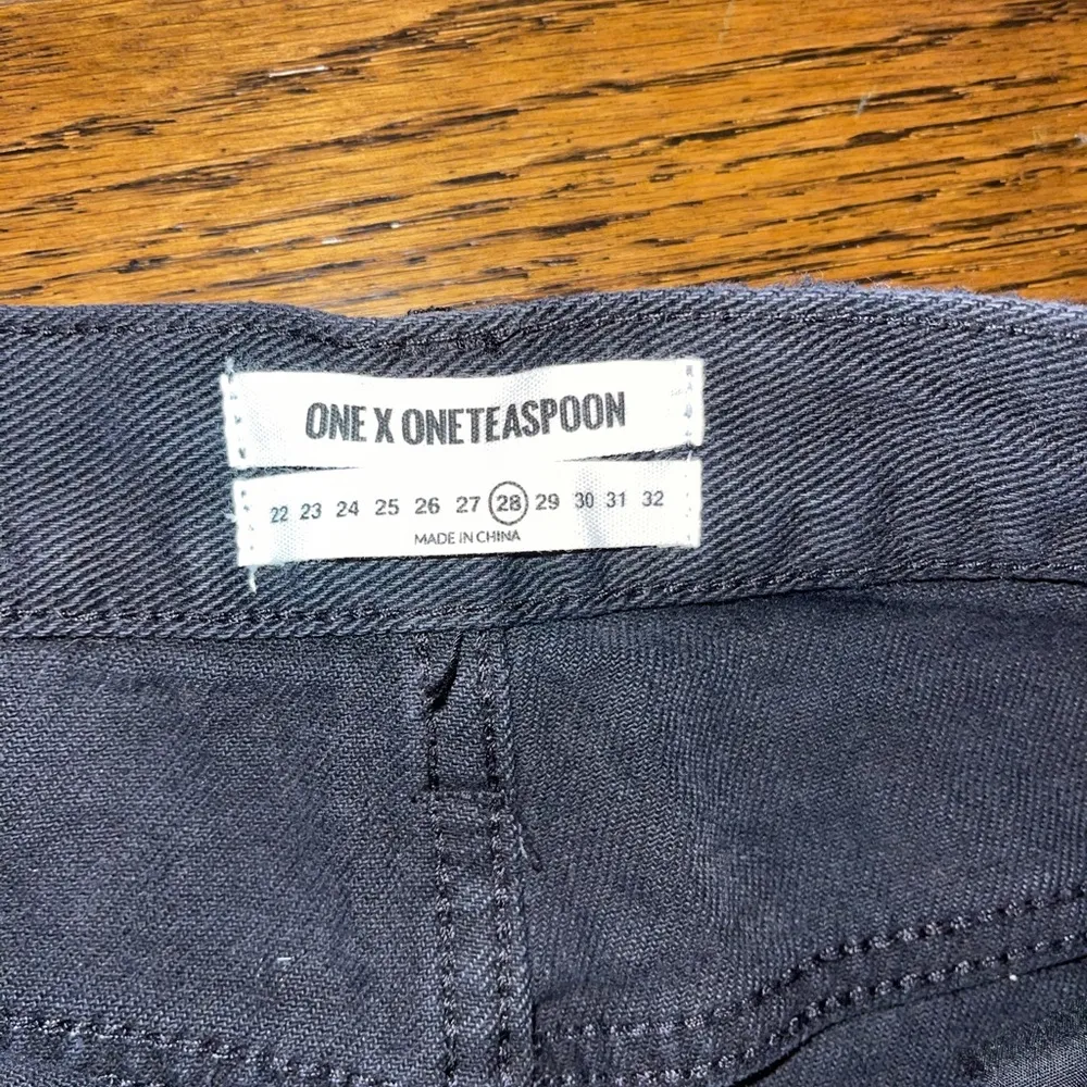 One Teaspoon Black Bandit Jean Shorts - Image 2