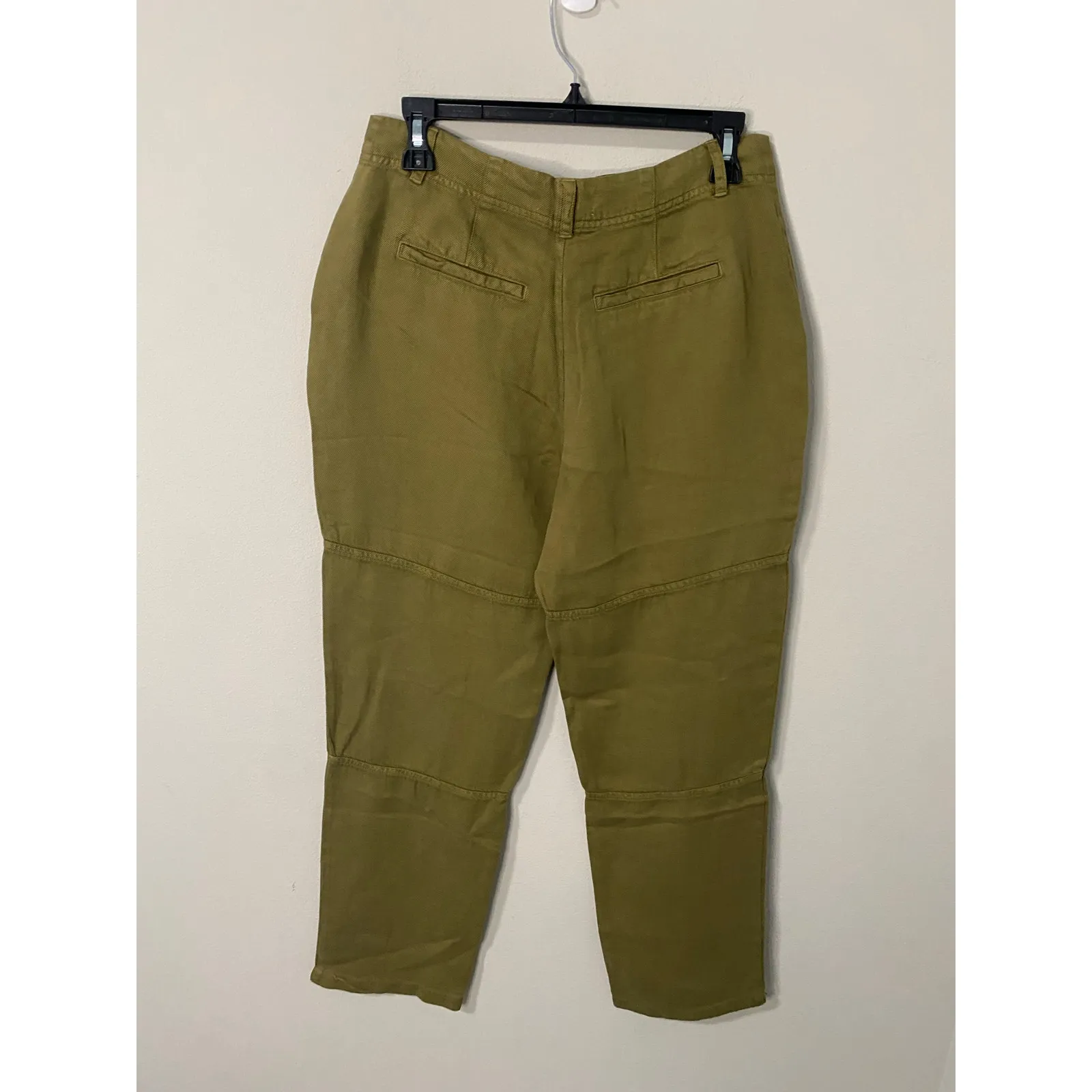 New Cloth & Stone Women's Baggy Carpenter Pants, Green Size 26 - Image 2