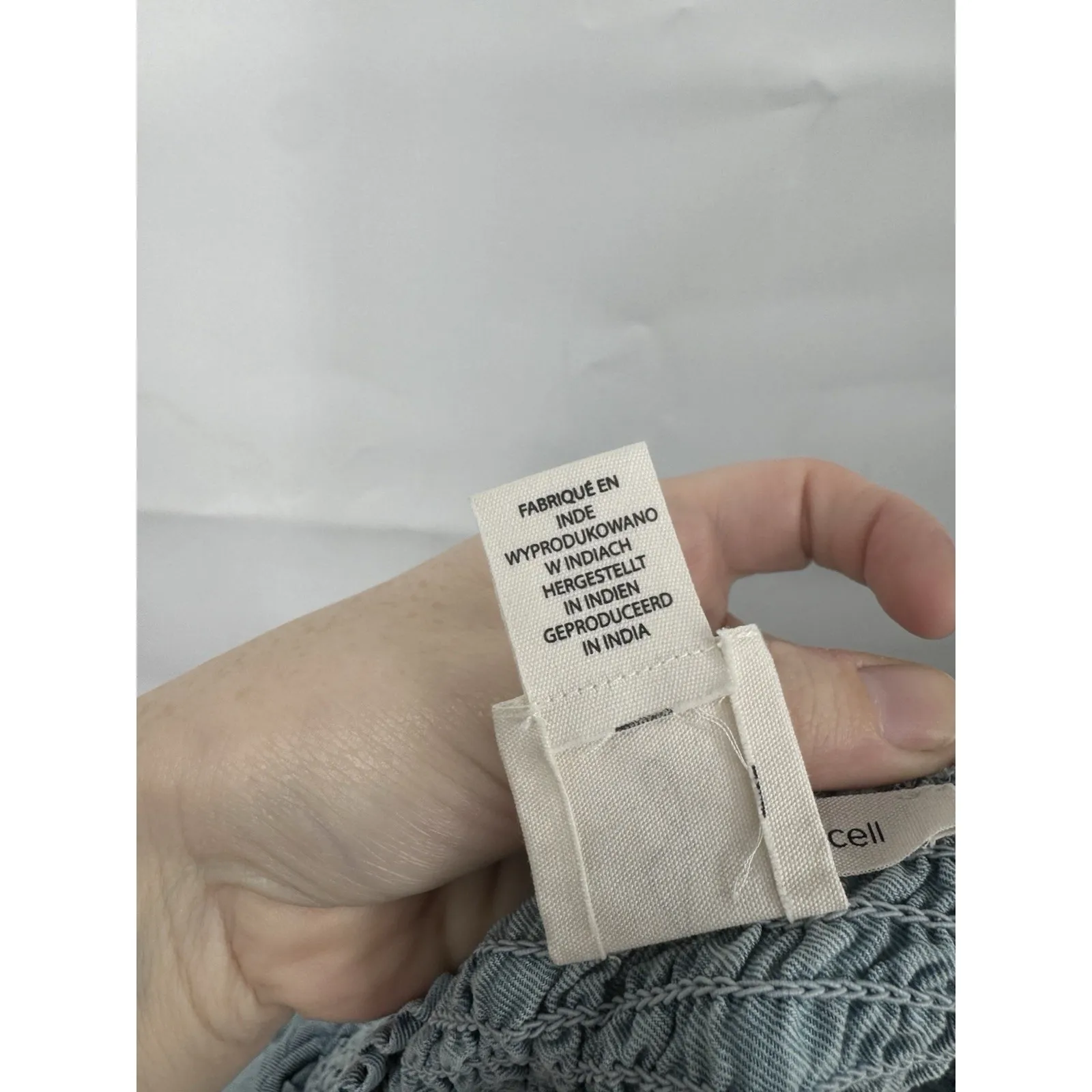 Joie Lyocell Wide Leg Pant Women XS Blue Smocked Whimsical Peasant Beach Casual - Image 4