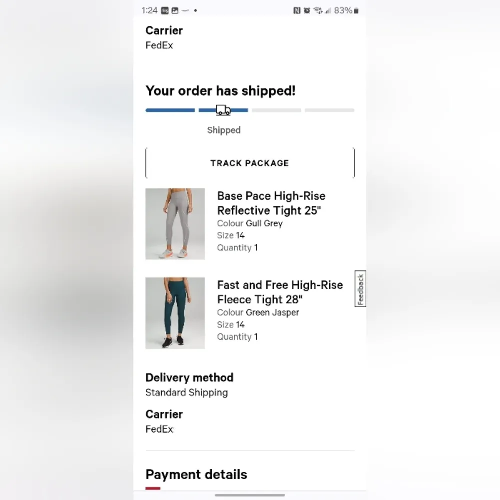 NWT 28" Fast & Free Fleece Legging 14 - Image 6